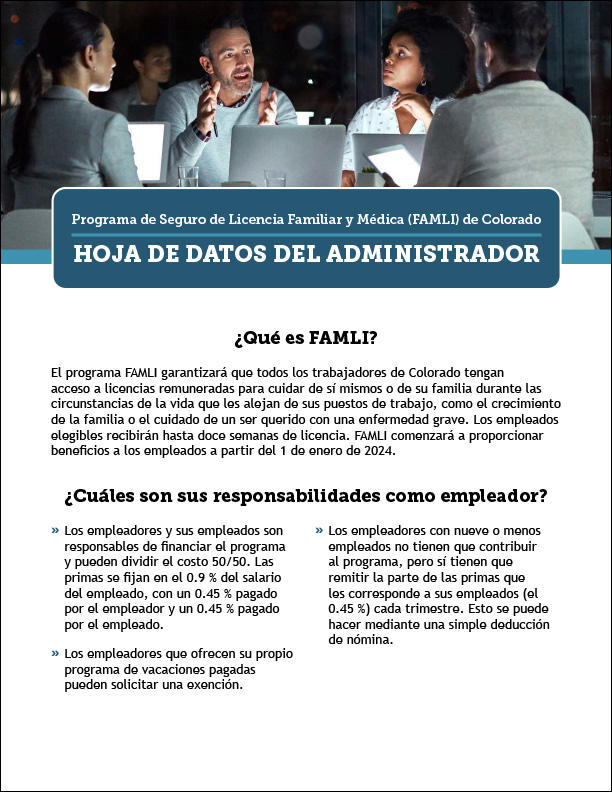 HR Fact Sheet, Spanish version