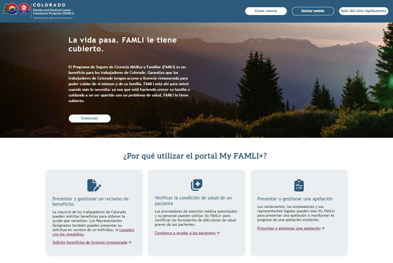 My FAMLI+ Apelaciones: Por que utilizar el portal My FAMLI+?