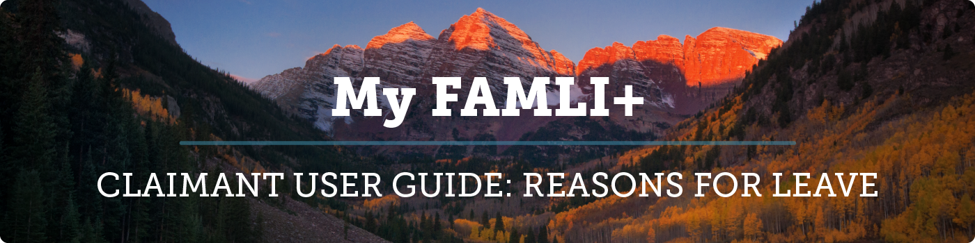 My FAMLI+ User Guide: Leave Details