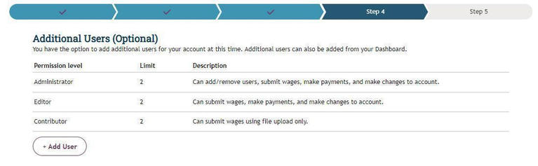 My FAMLI+ Employer TPA Client Registration Additional Users